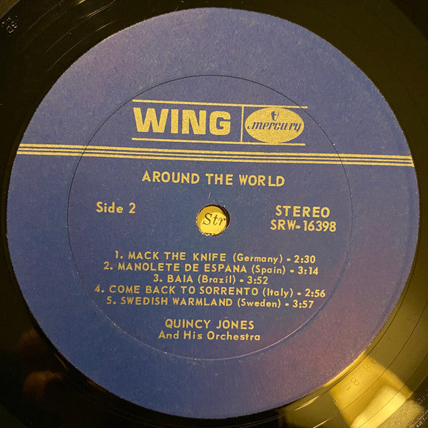 Quincy Jones And His Orchestra : Around The World (LP, Album, RE)