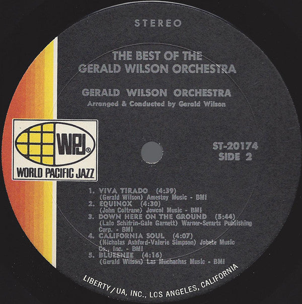 Gerald Wilson Orchestra : The Best Of The Gerald Wilson Orchestra (LP, Comp, Club)
