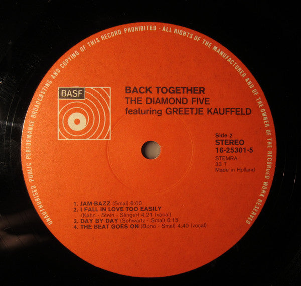 The Diamond Five Featuring Greetje Kauffeld : Back Together (LP)