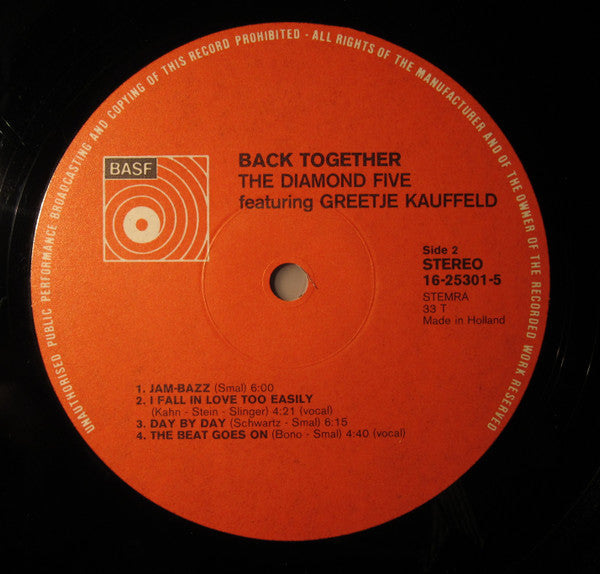 The Diamond Five Featuring Greetje Kauffeld : Back Together (LP)