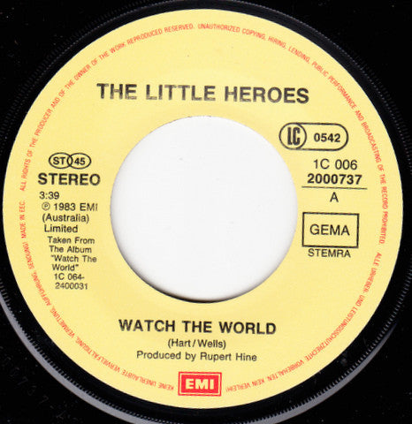 Little Heroes : Watch The World (7", Single)
