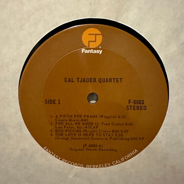 Cal Tjader Quartet : Cal Tjader Quartet (LP, Album, RE)