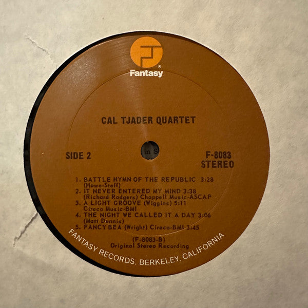 Cal Tjader Quartet : Cal Tjader Quartet (LP, Album, RE)