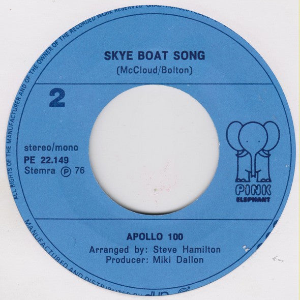 Apollo 100 : Exodus (7", Single)
