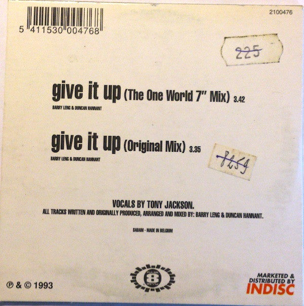 Rage : Give It Up (CD, Single, Car)