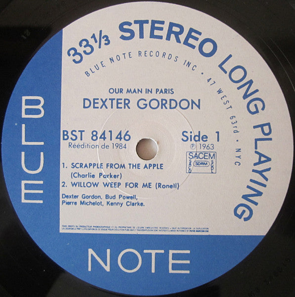 Dexter Gordon : Our Man In Paris (LP, Album, RE)