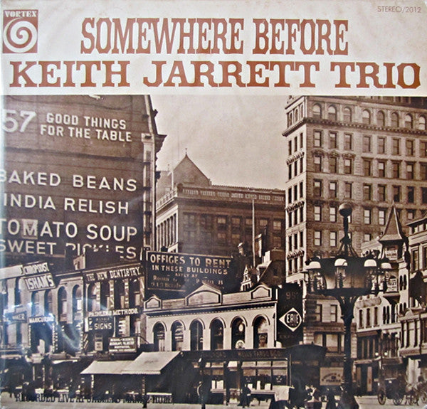 Keith Jarrett Trio = Keith Jarrett Trio : Somewhere Before = サムホエア・ビフォー (LP, Album, RE)