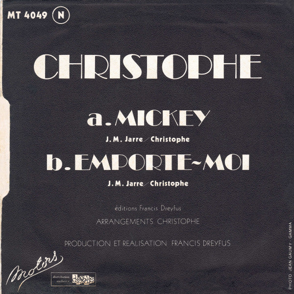 Christophe : Mickey (7", Single)