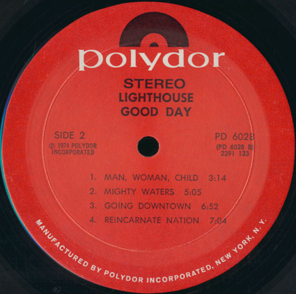 Lighthouse (2) : Good Day (LP, Album, Mon)