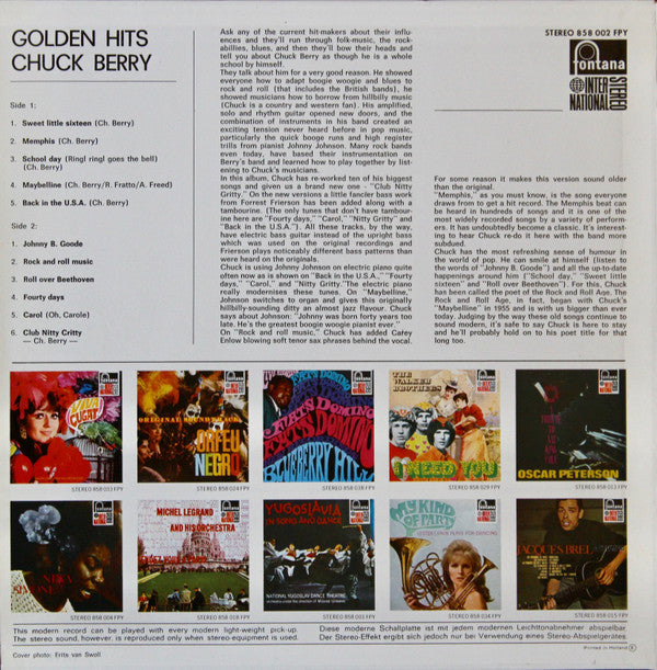 Chuck Berry : Chuck Berry's Golden Hits (LP, Album)