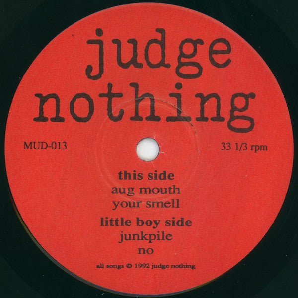 Judge Nothing : Judge Nothing (7")