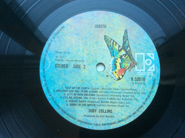 Judy Collins : Judith (LP, Album, Gat)