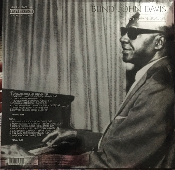 Blind John Davis : My Own Boogie (LP, Album, RE)