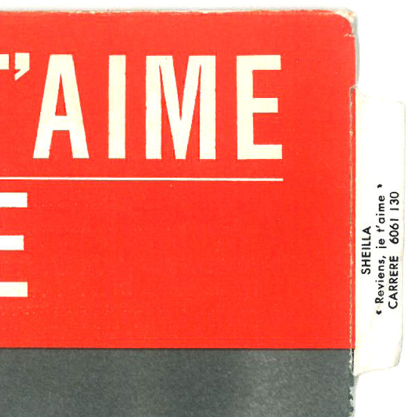 Sheila (5) : Reviens, Je T'aime / La Pluie (7", Single, Pap)