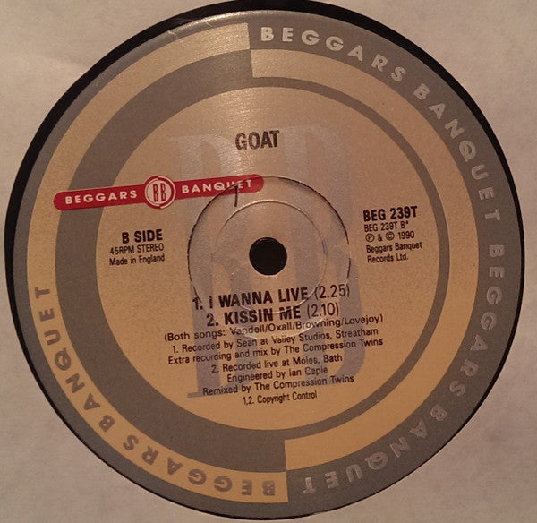 Goat (5) : Your Love Isa Mine (12")