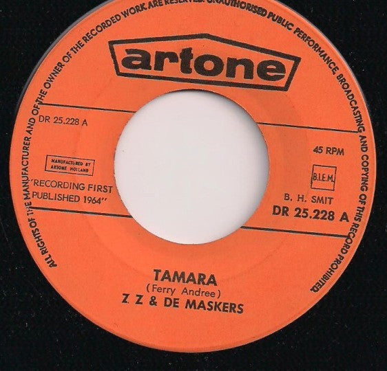 Z Z En De Maskers* : Tamara (7", Single, Gre)