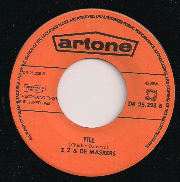 Z Z En De Maskers* : Tamara (7", Single, Gre)