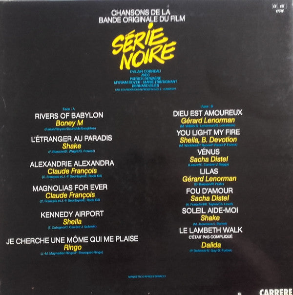 Various : Bande Originale Du Film Série Noire (LP, Comp)