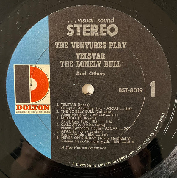 The Ventures : Play Telstar - The Lonely Bull And Others (LP, Album, RE)