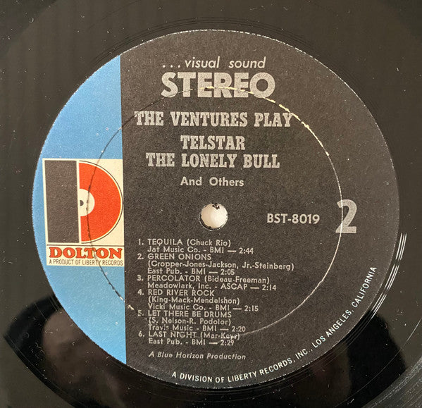 The Ventures : Play Telstar - The Lonely Bull And Others (LP, Album, RE)