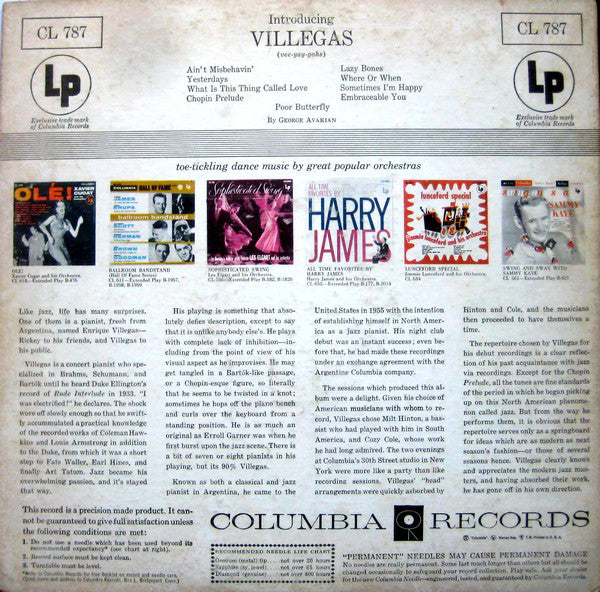 Villegas* : Introducing Villegas (LP, Album)