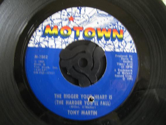 Tony Martin (3) : The Bigger Your Heart Is (The Harder You'll Fall) / The Two Of Us (7", Single)