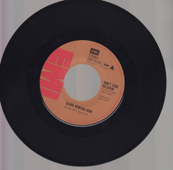 Olivia Newton-John : Don't Stop Believin' / Take Me Home Country Roads (7", Single, 2 s)
