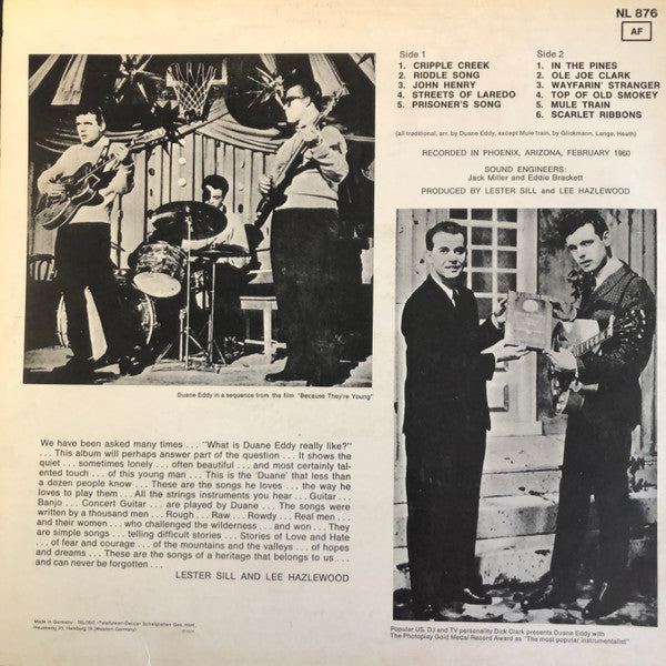 Duane Eddy : Songs Of Our Heritage (LP, Album, RE)