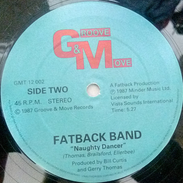 The Fatback Band : (Feel The) Rhythm Of The Night (12")
