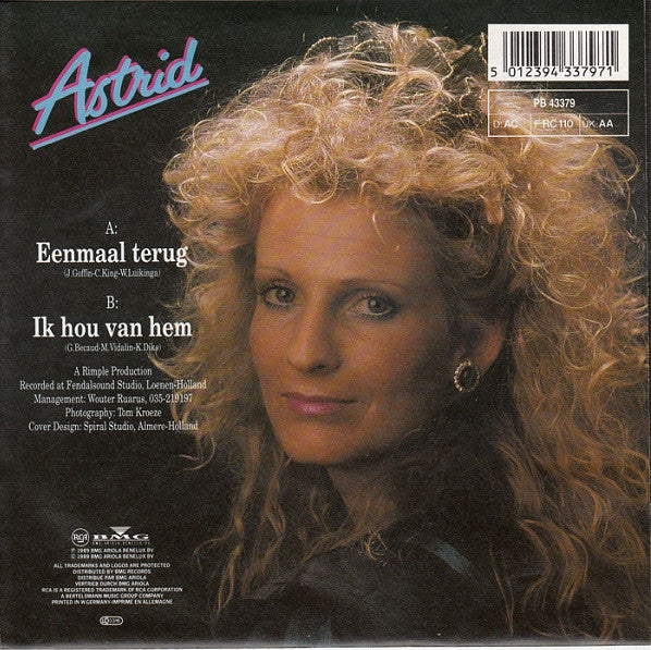 Astrid Tuinsma : Eenmaal Terug (7", Single)