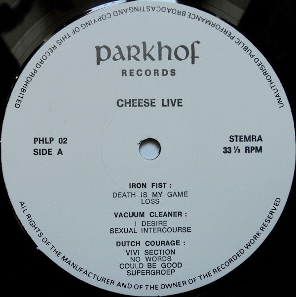 Various : Cheese Live (LP, Comp)