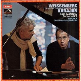 Sergei Vasilyevich Rachmaninoff ' César Franck - Alexis Weissenberg / Herbert von Karajan / Berliner Philharmoniker : Concerto No. 2 / Variations Symphoniques (LP, Album)