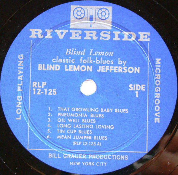 Blind Lemon Jefferson : Classic Folk Blues By Blind Lemon Jefferson (LP, Comp, RM)