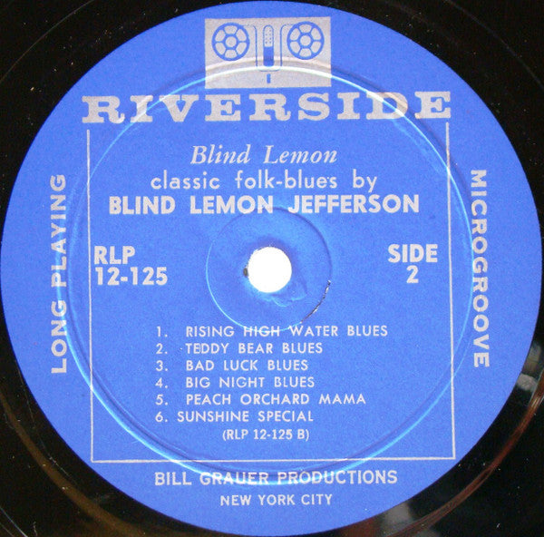 Blind Lemon Jefferson : Classic Folk Blues By Blind Lemon Jefferson (LP, Comp, RM)