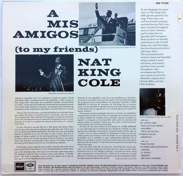 Nat King Cole : A Mis Amigos (LP, Album, RE)