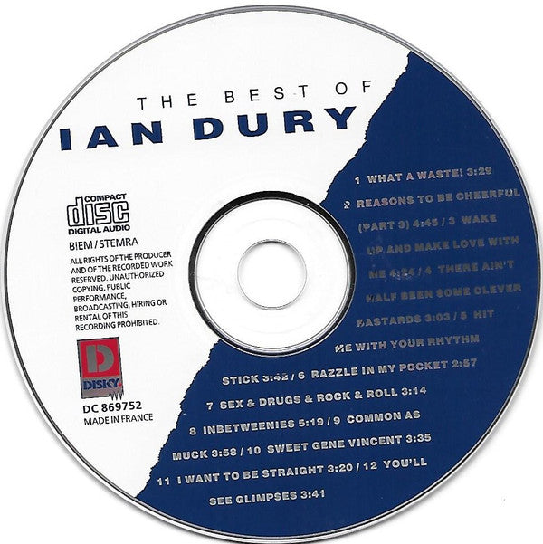 Ian Dury : The Best Of Ian Dury (CD, Comp)