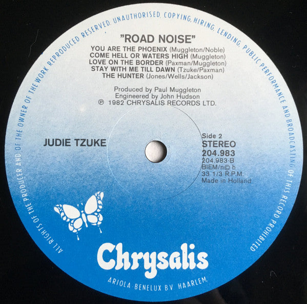 Judie Tzuke : Road Noise (LP, Album)