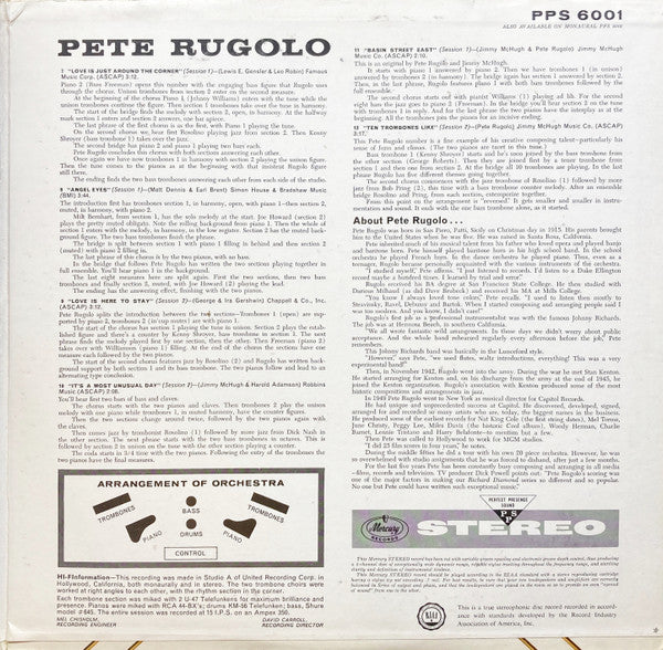 Pete Rugolo Orchestra : Ten Trombones Like Two Pianos (LP, Album)