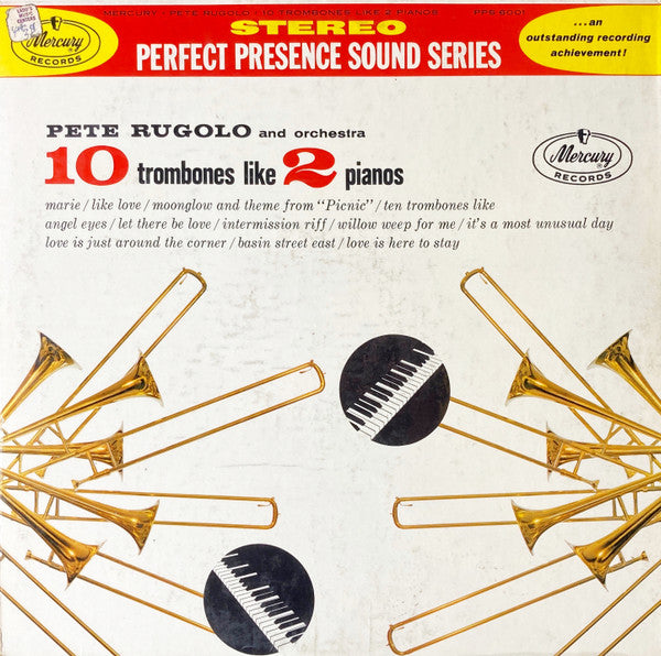 Pete Rugolo Orchestra : Ten Trombones Like Two Pianos (LP, Album)