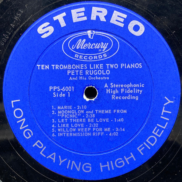 Pete Rugolo Orchestra : Ten Trombones Like Two Pianos (LP, Album)