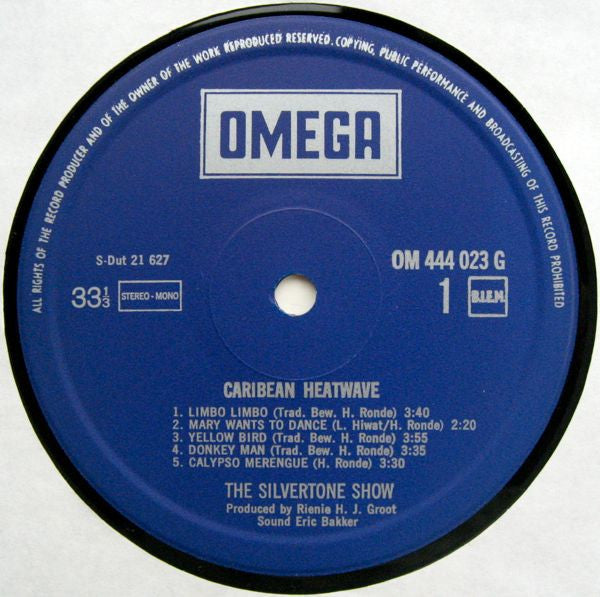 The Silvertone Steelband : Caribbean Heatwave (LP, Album, Gat)