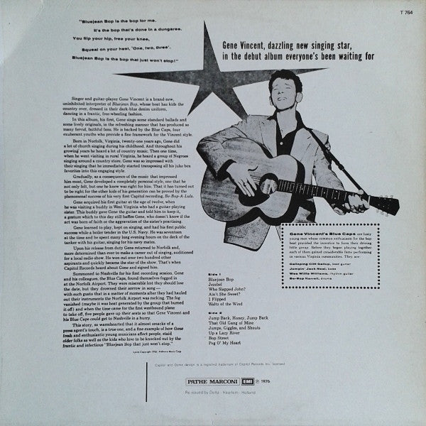 Gene Vincent And His Blue Caps* : Bluejean Bop (LP, Album, Mono, RE)