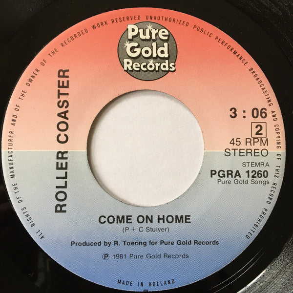 Roller Coaster (4) : You Should Forget That Girl (7")