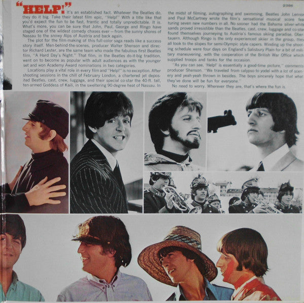 The Beatles : Help! (Original Motion Picture Soundtrack) (LP, Album, RE, Ora)