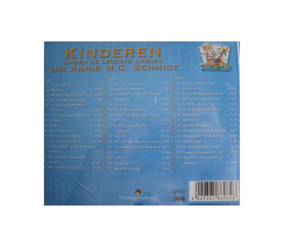 Various : Kinderen Zingen De Leukste Liedjes Van Annie M.G. Schmidt (3xCD)