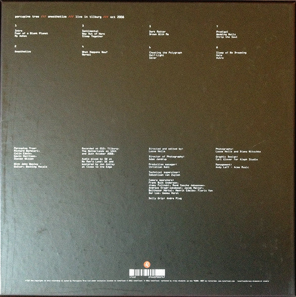 Porcupine Tree : Anesthetize (4xLP, Album + Box, Ltd)
