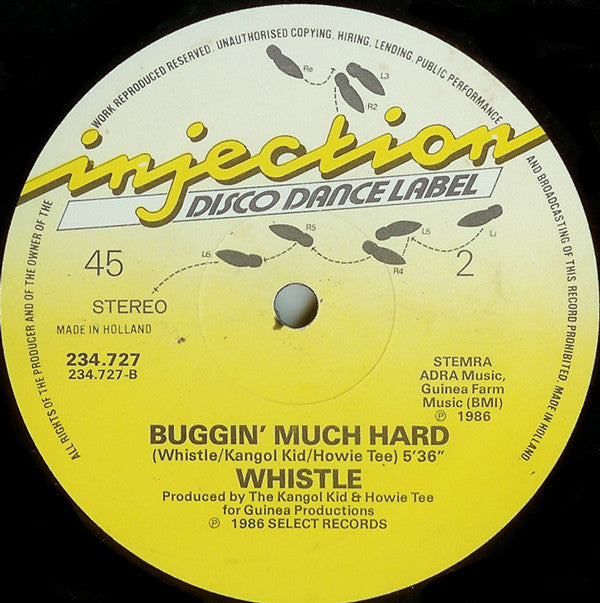 Whistle : Just Buggin' (12", Maxi, Pic)