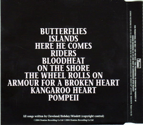 Archie Bronson Outfit : Fur (CD, Album, Promo)