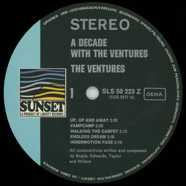 The Ventures : A Decade With The Ventures (LP, Comp)