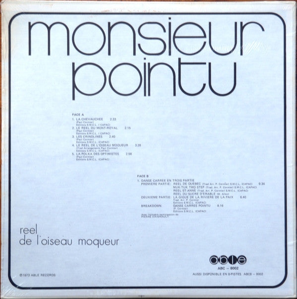 Monsieur Pointu : Reel De L'oiseau Moqueur (LP, Album)